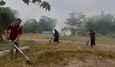 Umat Giat Kerja Bakti Menjelang Paskah