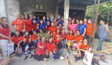 043 – St. Tarcisius Taman – Giat Ibu ibu Lingkungan Tarsisius pada pertemuan Wilayah Agatha