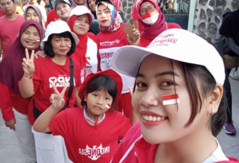 041 St. Bartolomeus Brintikan-Jalan Sehat dan Senam Bersama Memupuk Toleransi Antarumat Beragama