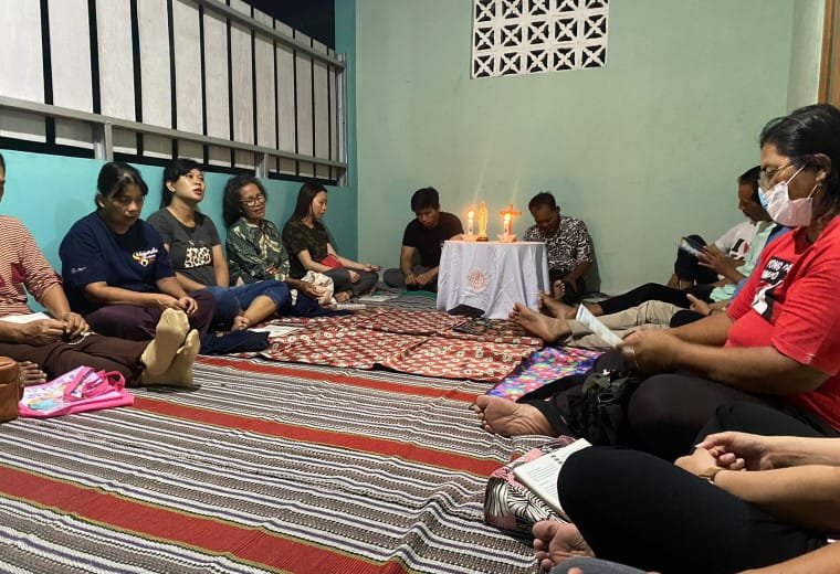 044 St. Petrus Damianus Taman Selatan: Doa Rosario Rutin Minggu ke-4