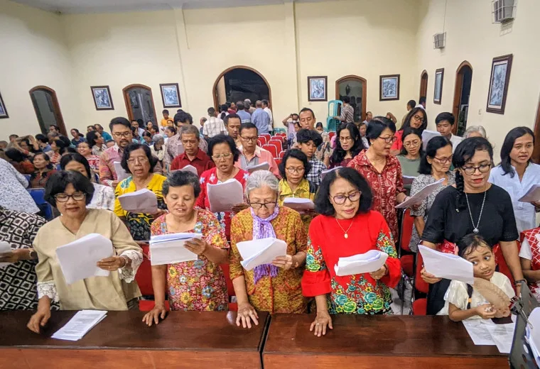 007 St. Mateus Cupuwatu II: Gladi Bersih dan Tugas Koor Misa Jumat Pertama