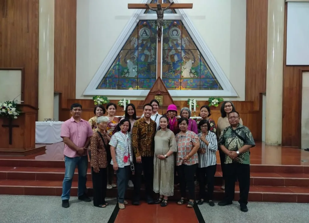 041 St. Bartolomeus Brintikan: Perayaan Ekaristi Syukur 7 Bulan Kehamilan Maria Faustina Sari