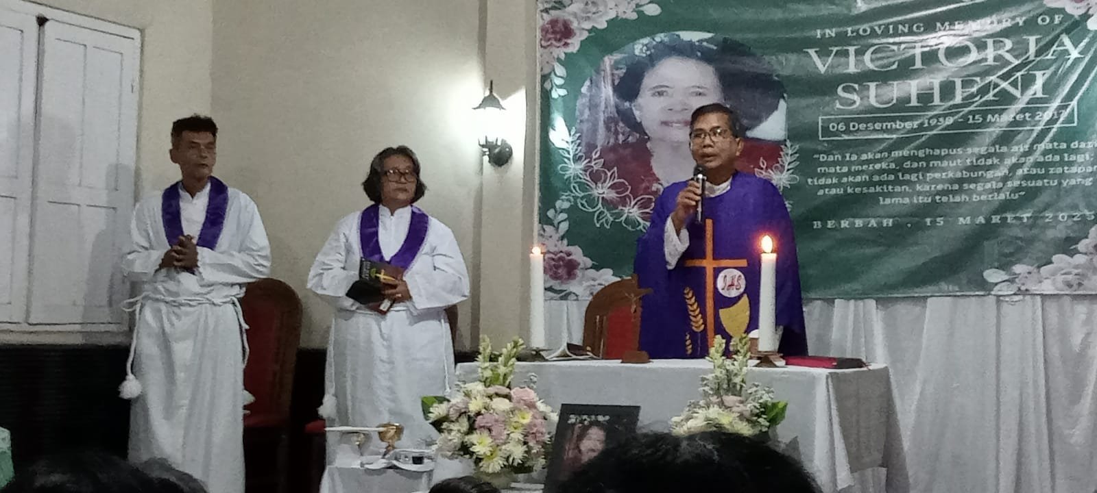 0311 Santo Gregorius Agung Kaliajir: Misa Memule Sewindu berpulangnya Victoria Suheni