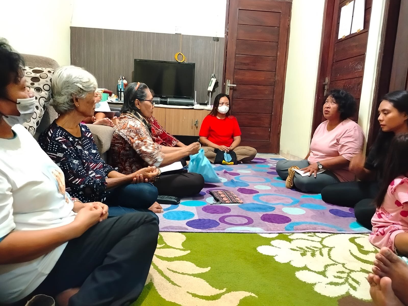 041 St. Bartolomeus Brintikan: Pertemuan Paguyuban Ibu-Ibu Lingkungan Bulan Maret 2025