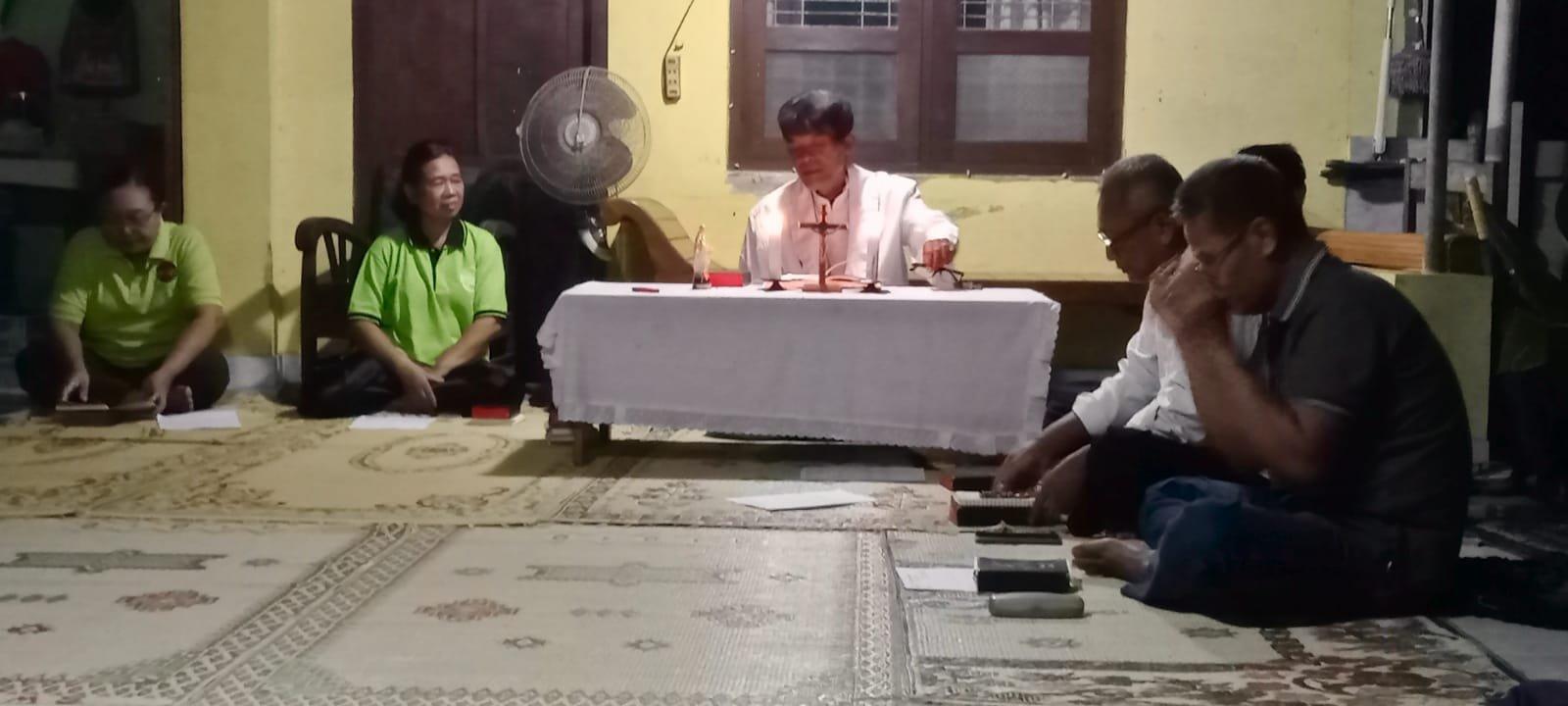 0311 Lingkungan Gregorius Agung Kaliajir: Anastasius Bersyukur atas Kesembuhannya dari Sakit
