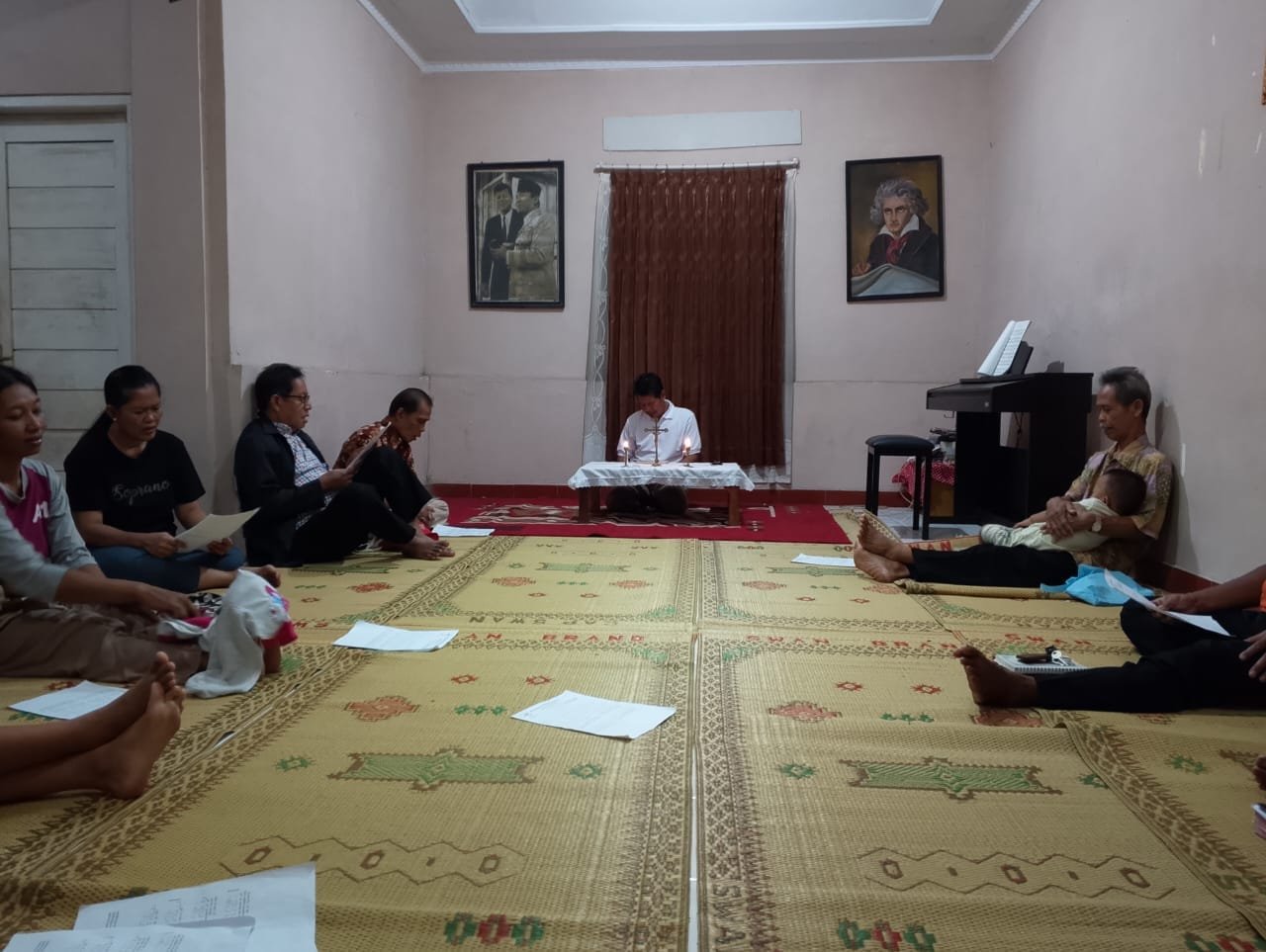 0311 Lingkungan Gregorius Agung Kaliajir: Berdoa Rosario di Hari ke-22