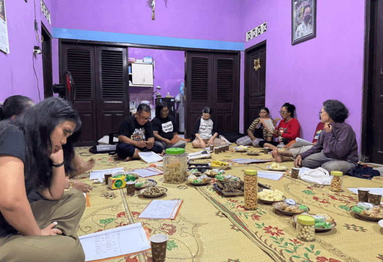 044 St. Petrus Damianus Taman Selatan: Latihan Koor Tugas Misa Minggu Sore 28 Desember 2025