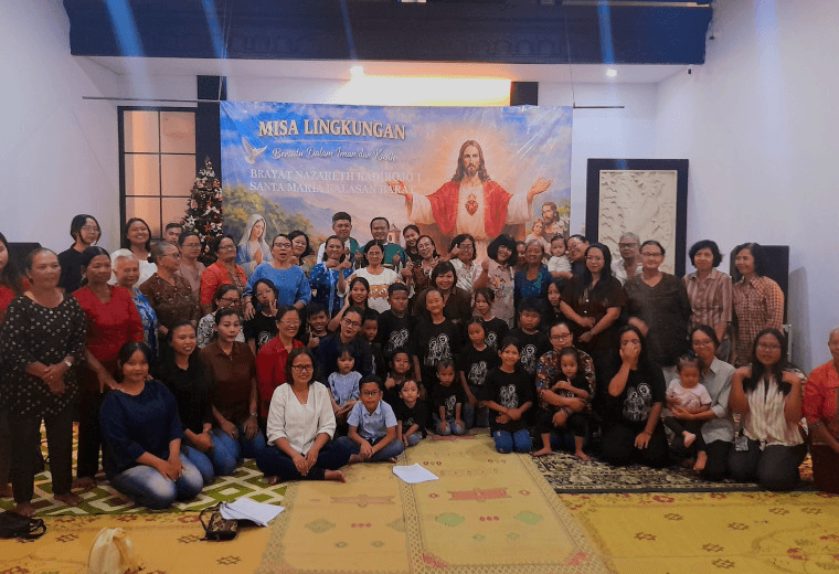 009 Brayat Nazareth Kadirojo I: Misa Lingkungan dan Peneguhan Pengurus Lingkungan Baru