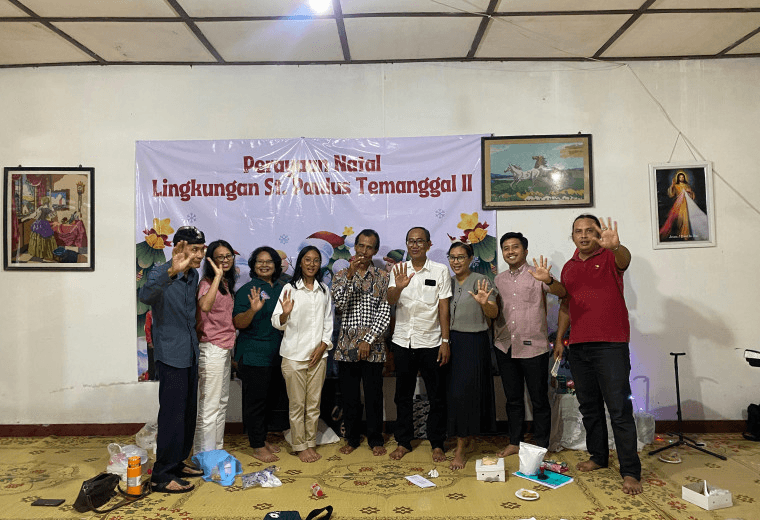 412 St. Paulus Temanggal II: Natal Lingkungan 2025