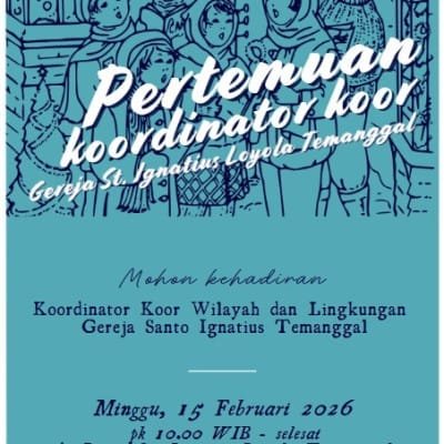 412 St. Paulus Temanggal II: Pertemuan Koordinator Koor gereja St.Ignatius Temanggal