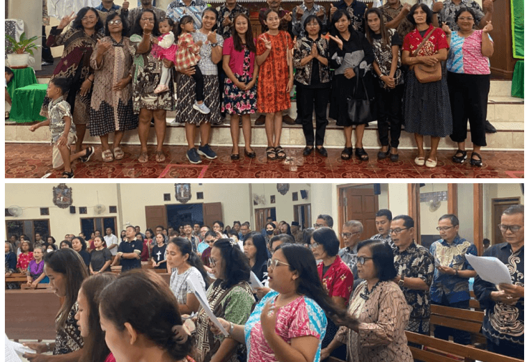 411 St. Petrus Temanggal II: Latihan dan Tugas Kor: Aku dan Kamu Hadir dalam Pujian