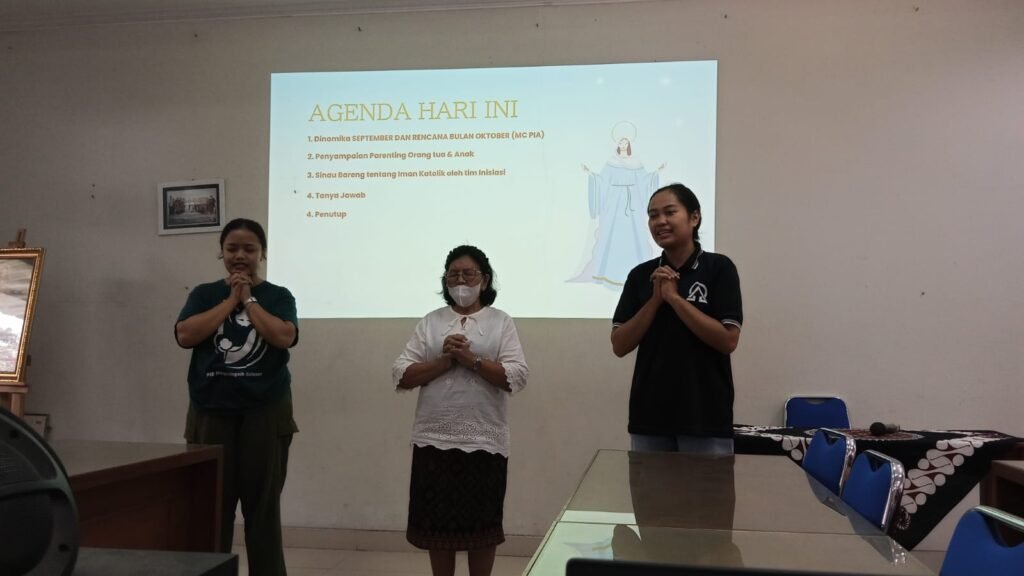kegiatan pewartaan dibuka dengan doa