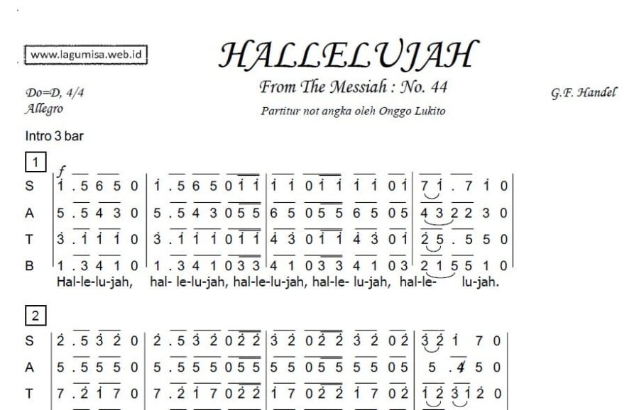 Hallelujah Chorus (Handle)