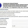 Blanko Pendaftaran KPHB